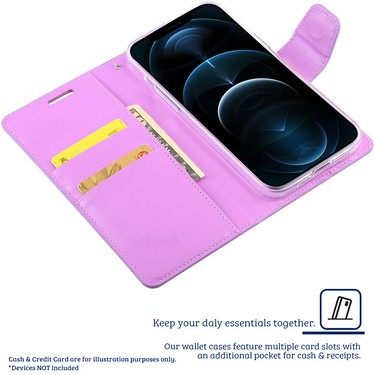 iPhone 11 Pro Compatible Case Cover With Premium Sonata Diary - Purple